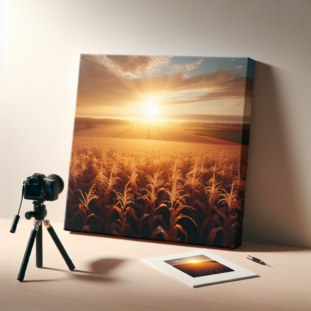 Corn Field Canvas Print